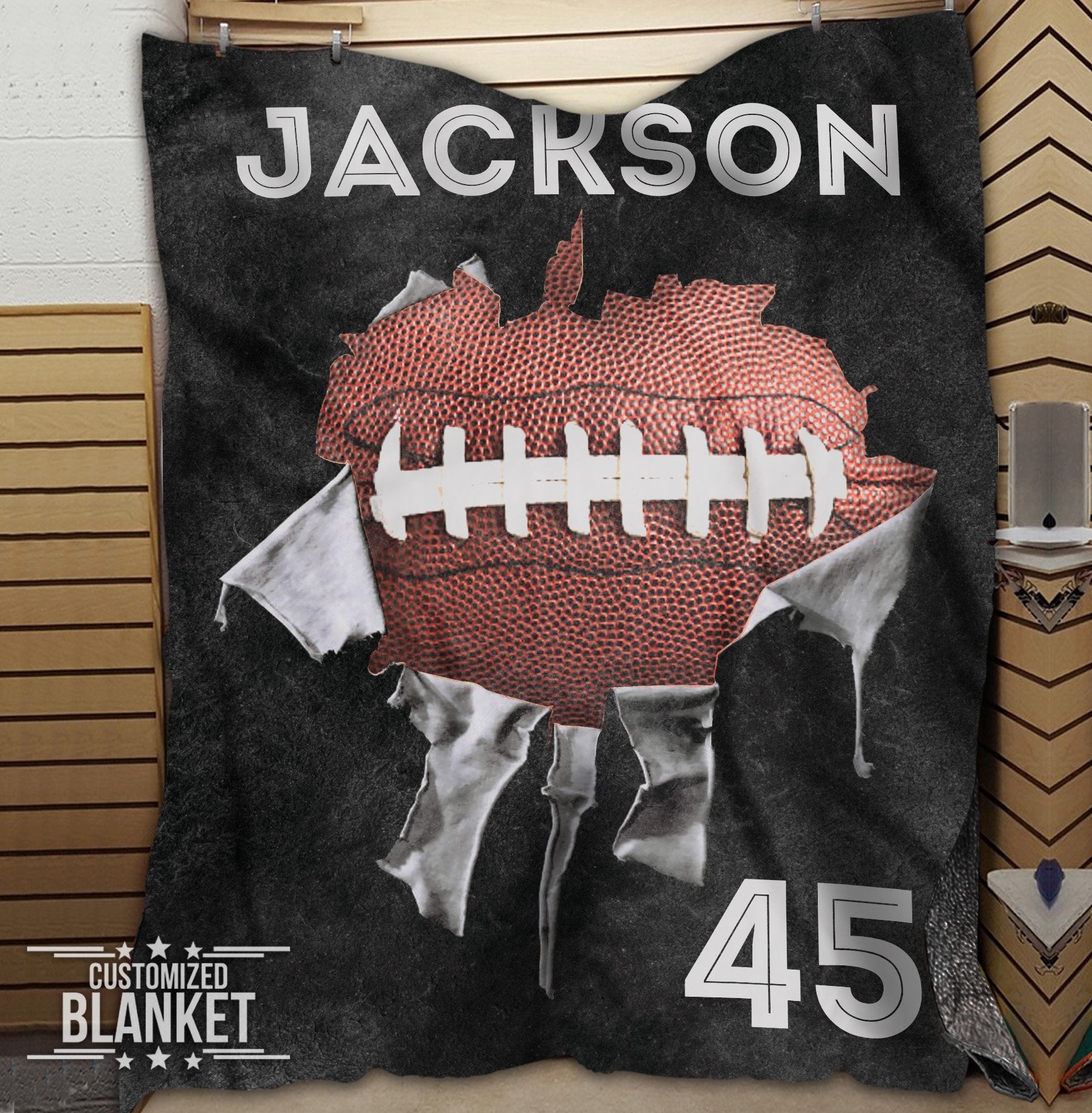 litzzy Personalized Torn Fb Fleece Blanket - Tlno0511204 Quilt Blanket   