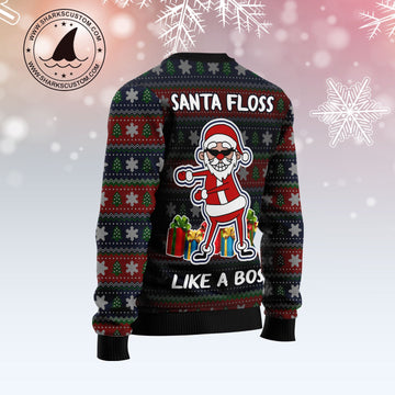 litzzy Santa Floss TY2310 Ugly Christmas Sweater -  Best Gift For Christmas, Noel Malalan - Christmas Signature sweater   