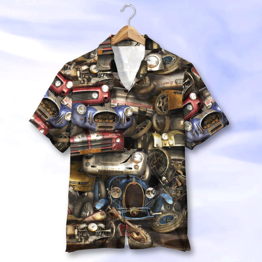 litzzy Classic Car Hawaiian Shirt, Aloha Shirt - Gift For Car Lovers Hawaiian Shirt For Men, Woman, Litzzy Aloha Shirt Hawaii Shirt   