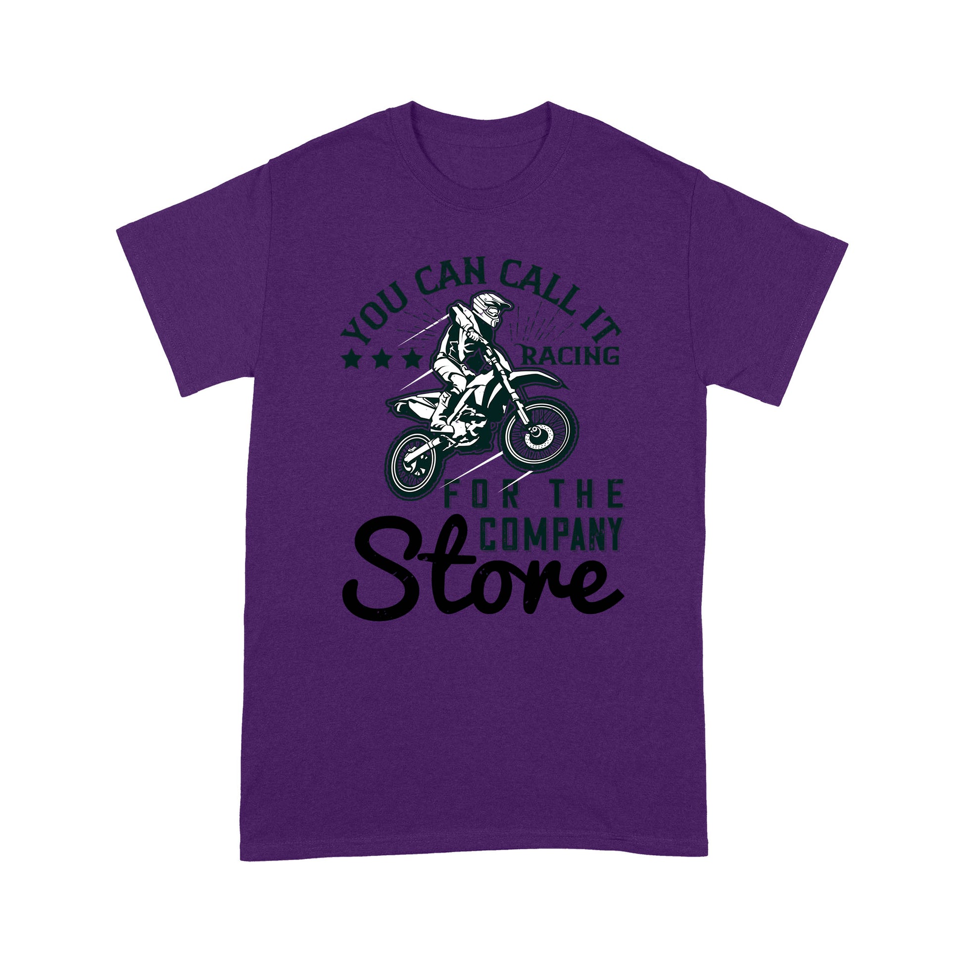 litzzy You can call it Racing for the Company Store- Motorcycle T-Shirt | Made in US T-Shirt S Purple 