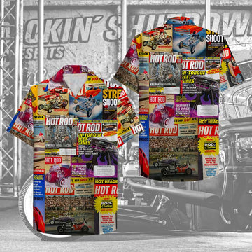 litzzy Hot Rod Magazine Hawaiian Shirt, Aloha Shirt Hawaiian Shirt For Men, Woman, Litzzy Aloha Shirt Hawaiian Shirt   