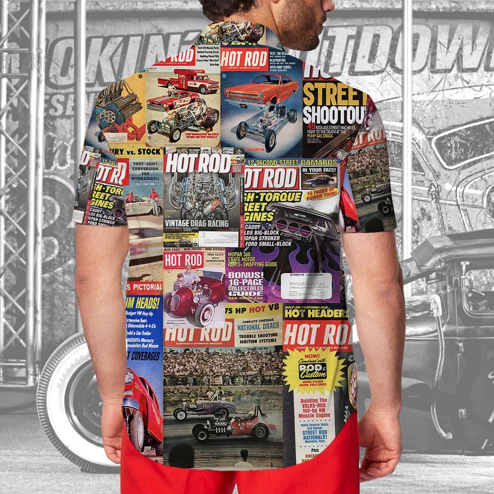 litzzy Hot Rod Magazine Hawaiian Shirt, Aloha Shirt Hawaiian Shirt For Men, Woman, Litzzy Aloha Shirt Hawaiian Shirt   
