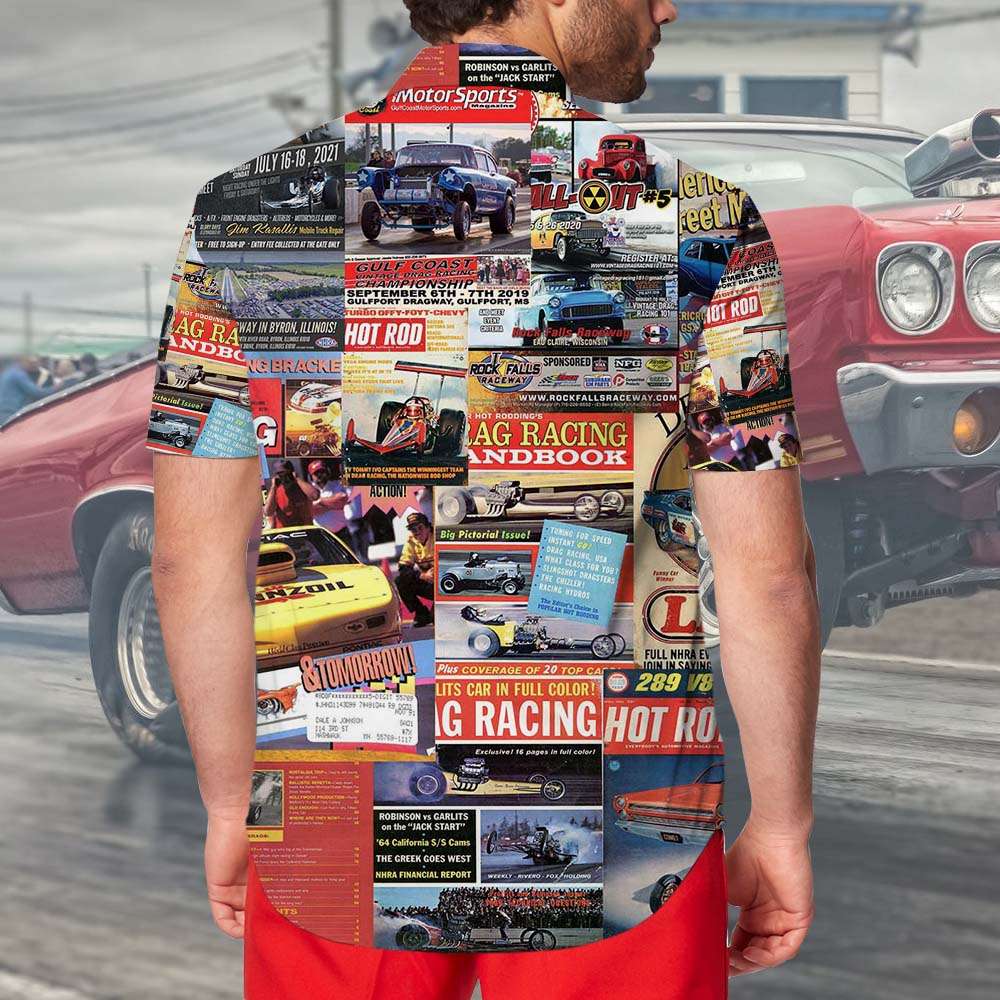 litzzy Drag Racing Magazine Hawaiian Shirt, Aloha Shirt Hawaiian Shirt For Men, Woman, Litzzy Aloha Shirt Hawaiian Shirt   