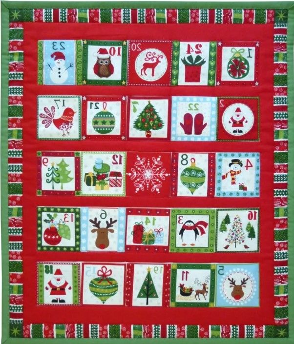 litzzy 24 Days Of Christmas CLA06121038Q Fleece Blanket Quilt Blanket   