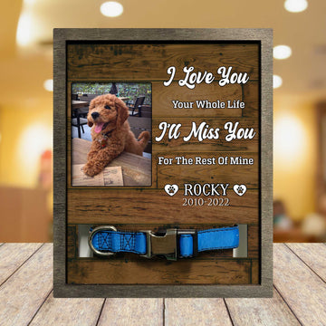 litzzy You Were My Favorite Hello Memorial Picture Frame Lost Of Dog Present Pet Picture Frame Style 2 8.7 x 10.6 