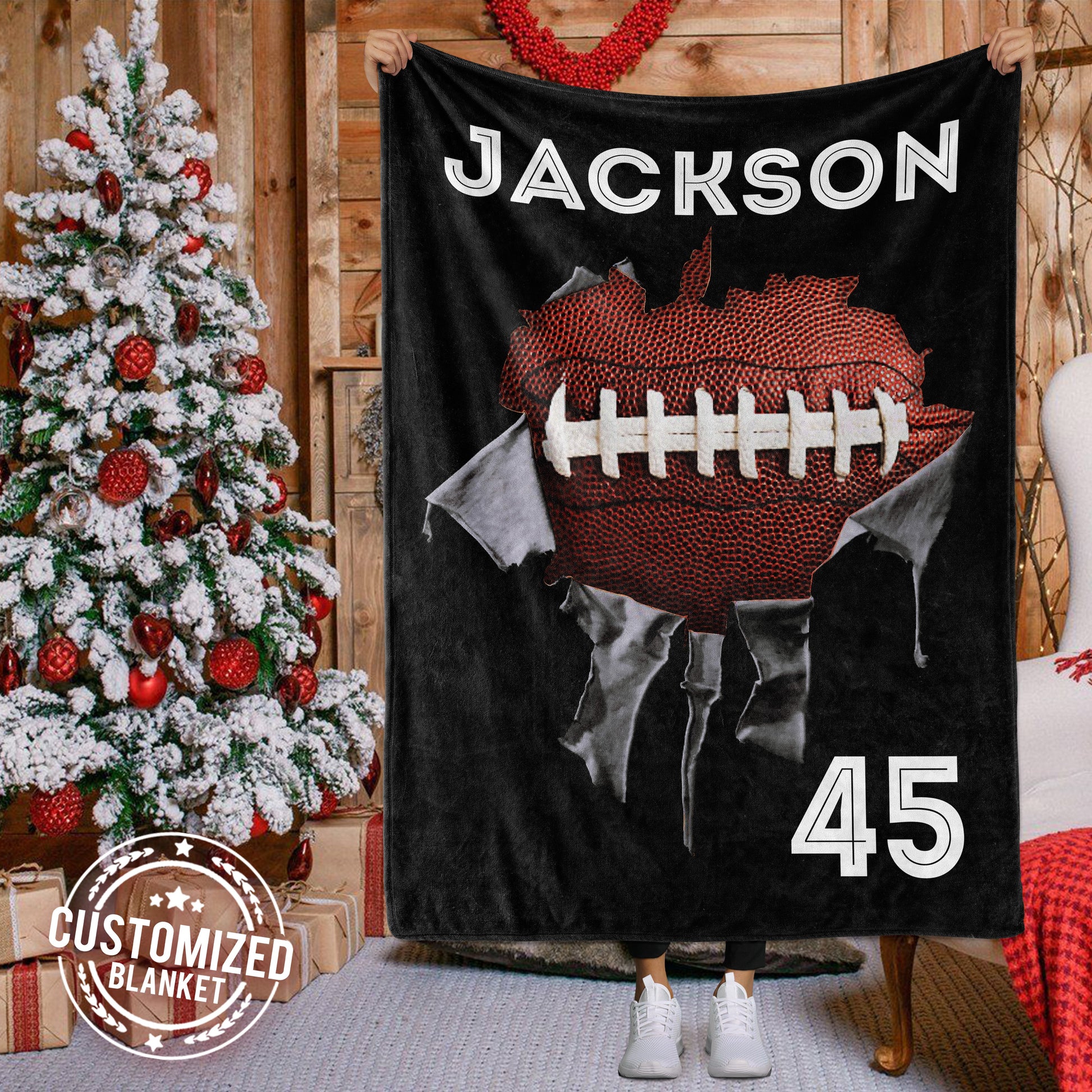 litzzy Personalized Torn Fb Fleece Blanket - Tlno0511204 Quilt Blanket   