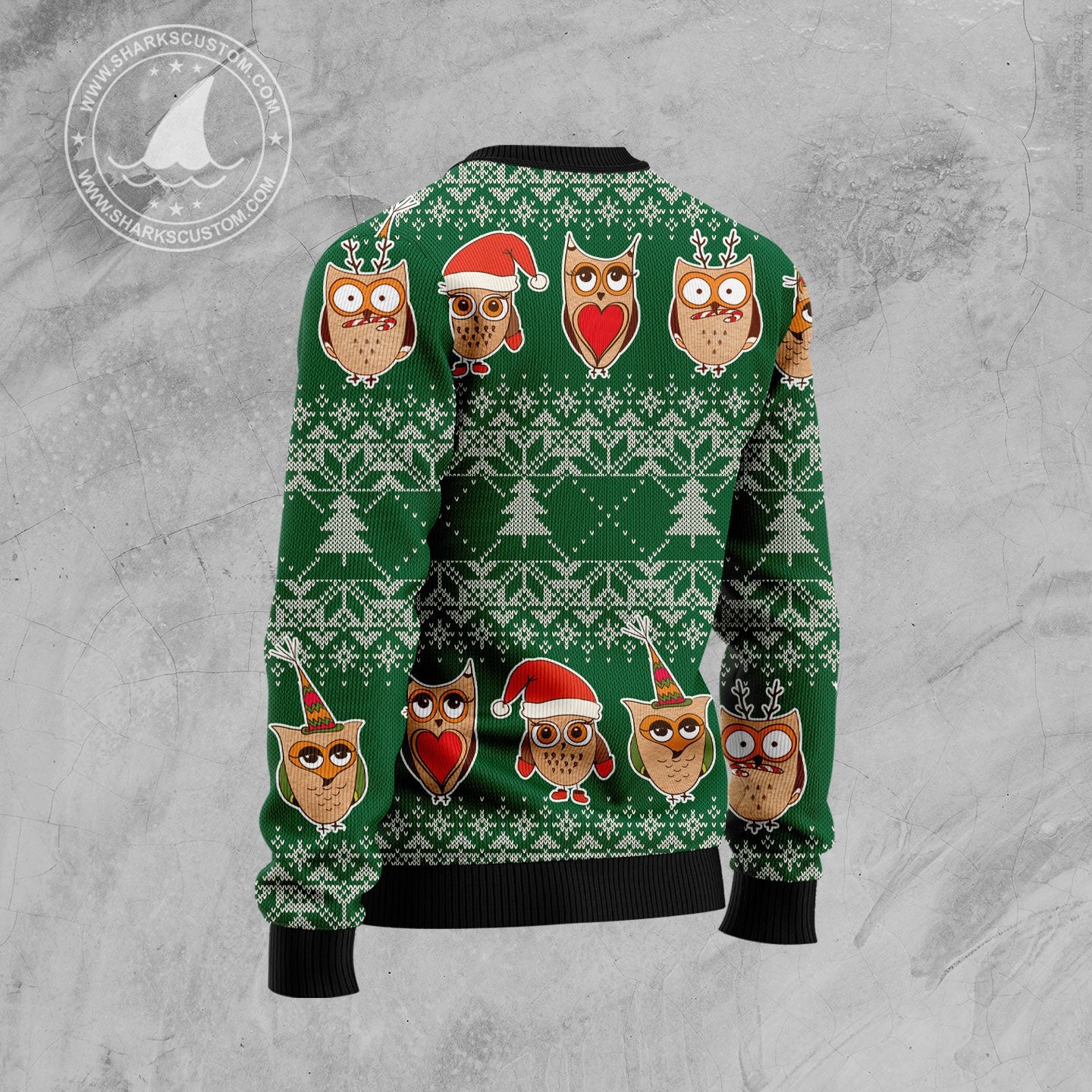litzzy Owl Be Home For Christmas HT100812 Ugly Christmas Sweater -  Best Gift For Christmas, Noel Malalan - Christmas Signature sweater   