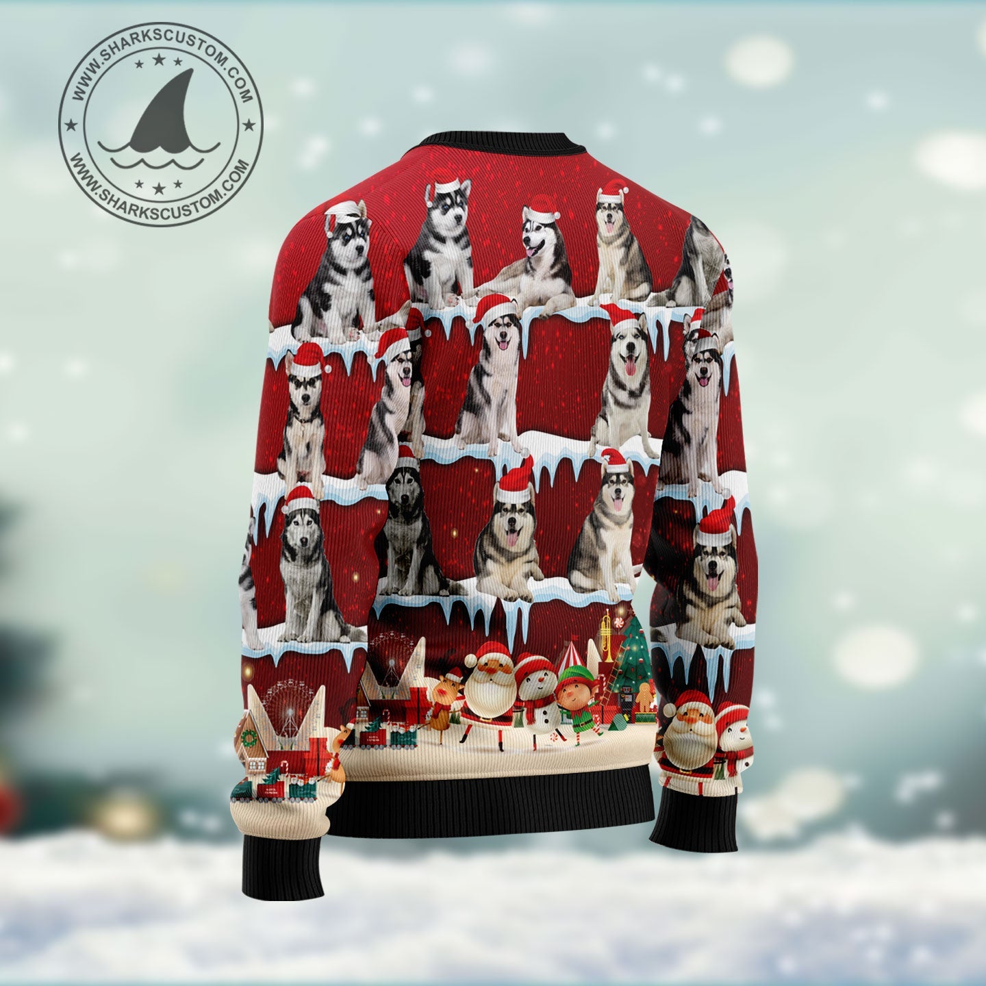 litzzy Golden Retriever HT031103 Ugly Christmas Sweater -  Best Gift For Christmas, Noel Malalan - Christmas Signature sweater   