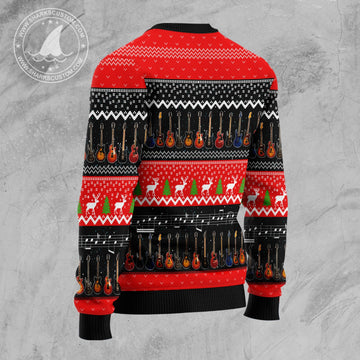 litzzy Guitar Xmas D2610 Ugly Christmas Sweater -  Best Gift For Christmas, Noel Malalan - Christmas Signature sweater   