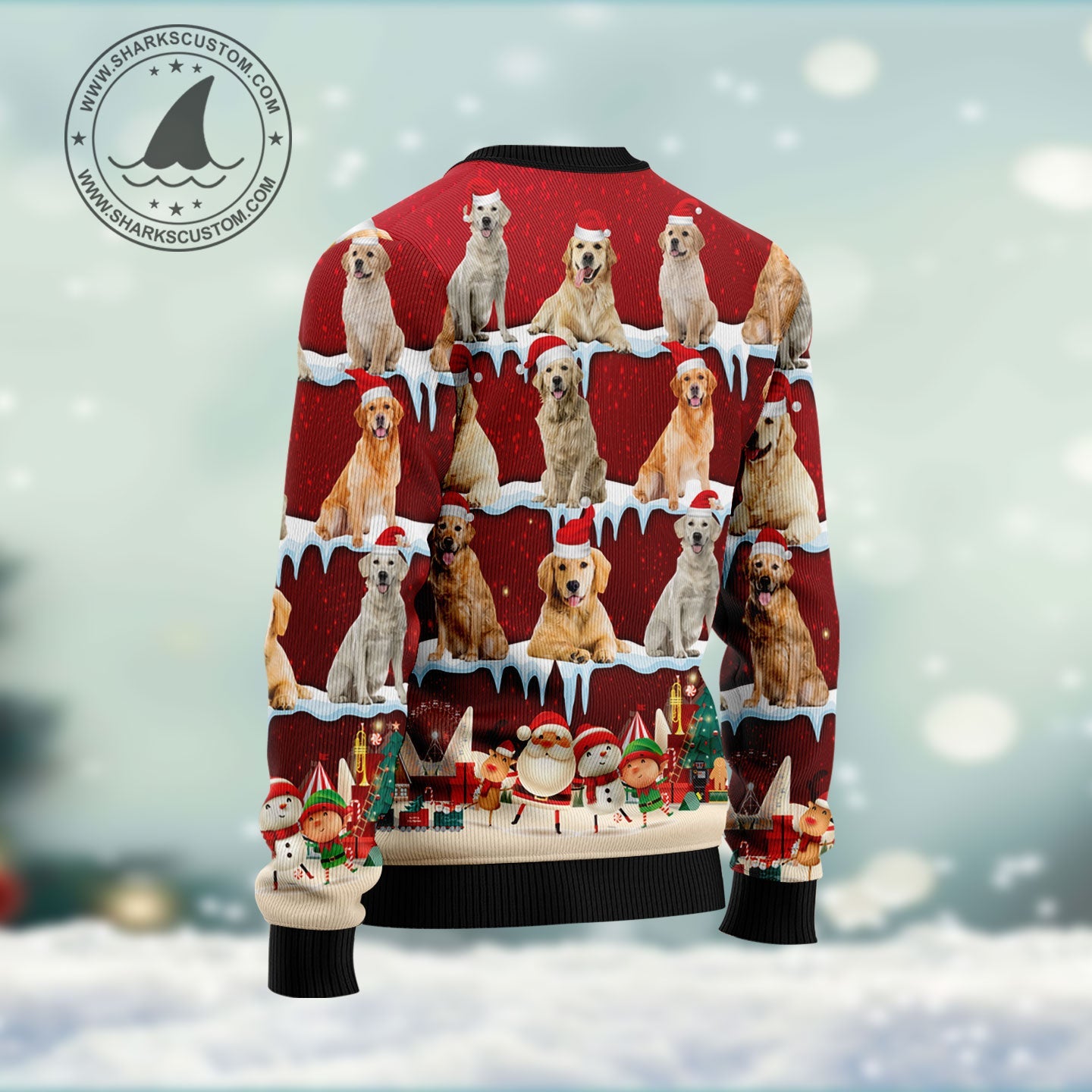 litzzy Siberian Husky HT031104 Ugly Christmas Sweater -  Best Gift For Christmas, Noel Malalan - Christmas Signature sweater   