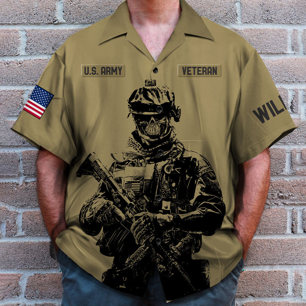 litzzy Custom Military Unit - Personalized Army Veteran Hawaiian Shirt - Didn't Go To Harvard I Went To Fort Hood Hawaiian Shirt For Men, Woman, Litzzy Aloha Shirt Hawaiian Shirt   
