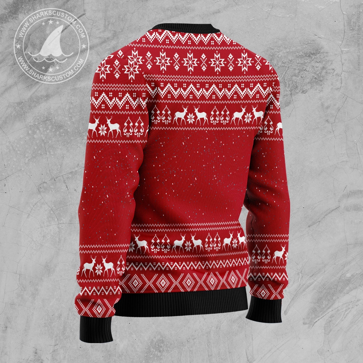litzzy German Shepherd Vintage D2610 Ugly Christmas Sweater -  Best Gift For Christmas, Noel Malalan - Christmas Signature sweater   