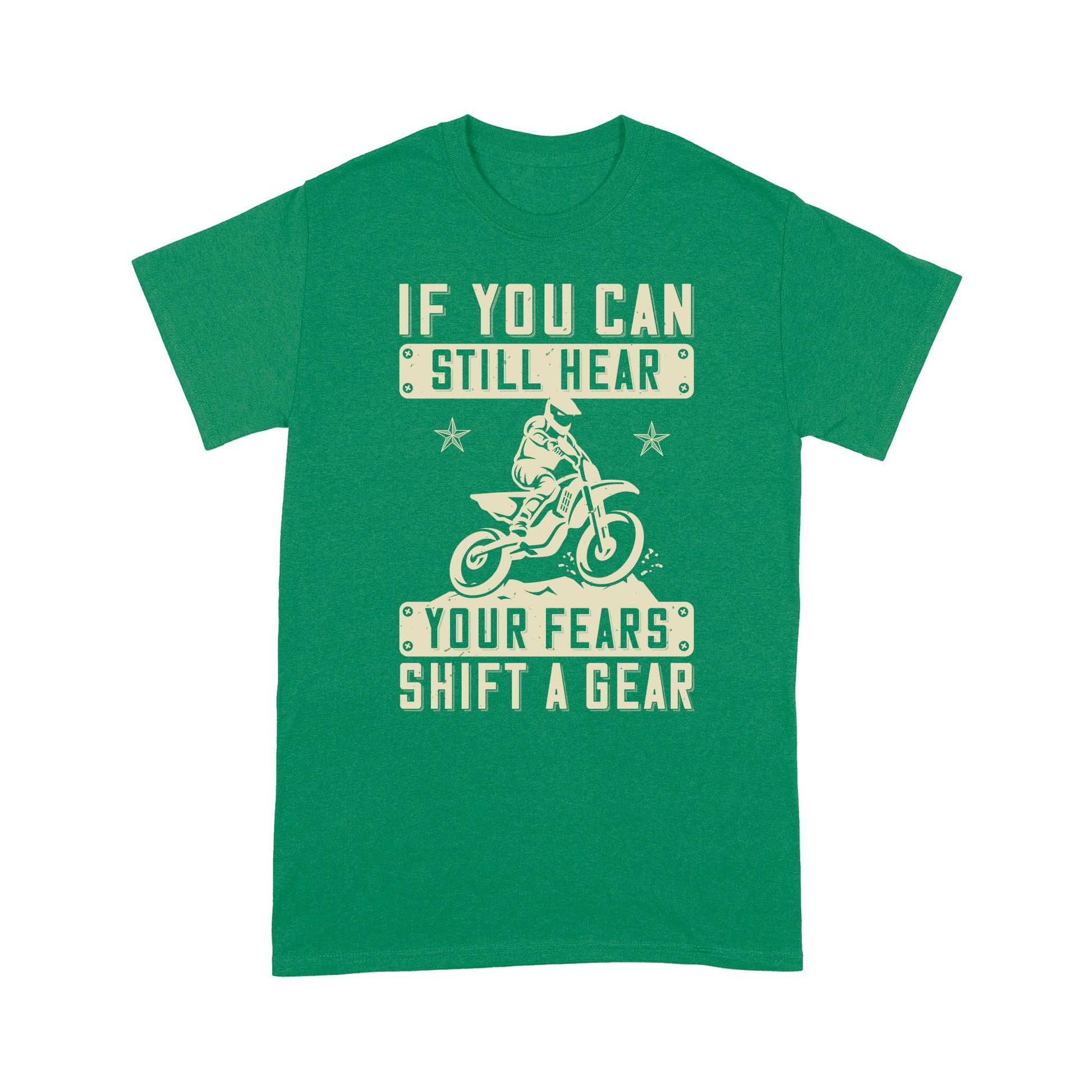 litzzy If You Can Still Hear Your Fears, Shift A Gear 2 - Motorcycle T-Shirt | Made in US T-Shirt S Kelly 