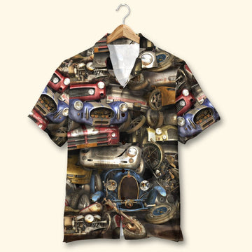 litzzy Classic Car Hawaiian Shirt, Aloha Shirt - Gift For Car Lovers Hawaiian Shirt For Men, Woman, Litzzy Aloha Shirt Hawaii Shirt   