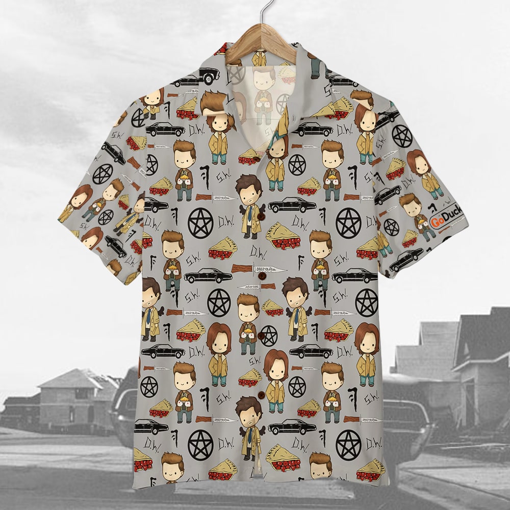 litzzy Supernatural Hawaiian Shirt - Supernatural Series Pattern Hawaiian Shirt For Men, Woman, Litzzy Aloha Shirt Hawaiian Shirt   