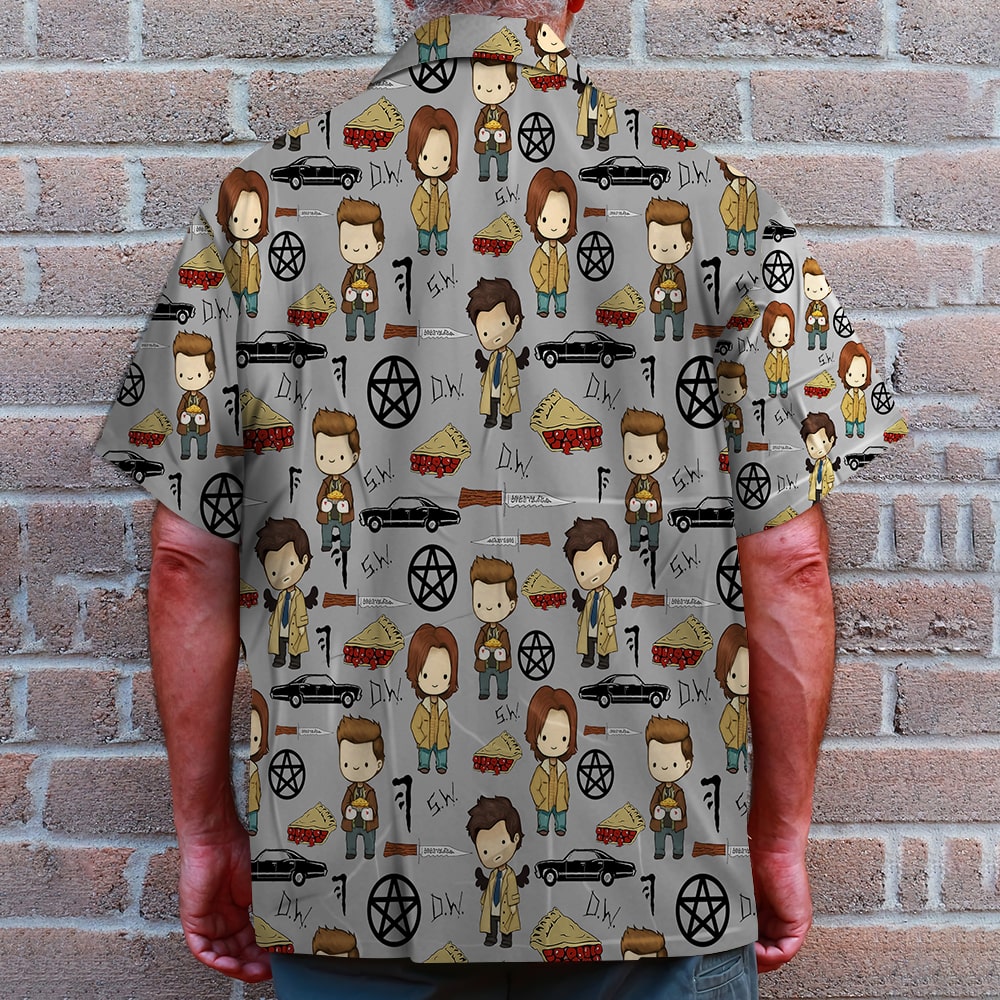 litzzy Supernatural Hawaiian Shirt - Supernatural Series Pattern Hawaiian Shirt For Men, Woman, Litzzy Aloha Shirt Hawaiian Shirt   