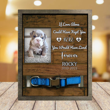 litzzy Dog Memorial Gifts Personalized, Memorial Day Party Decorations Loss Of Pet Pet Picture Frame Style 2 8.7 x 10.6 