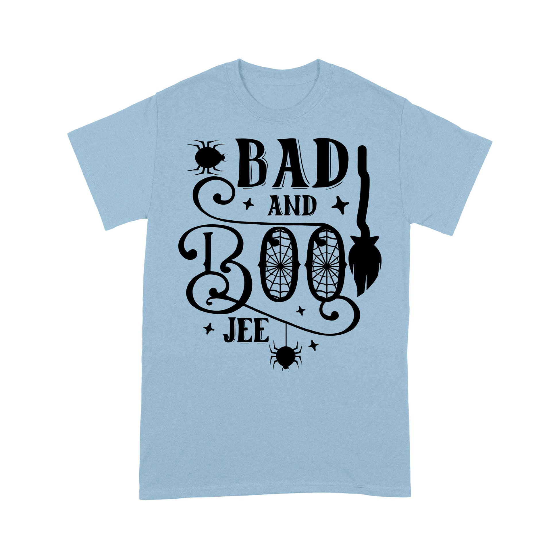 litzzy Bad and BOO Jee |Halloween T-shirt  S Light Blue 