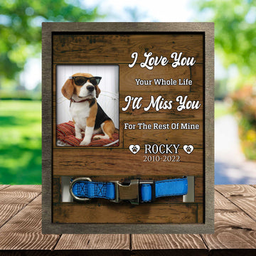 litzzy My Hardest Goodbye Picture Frame, Pet Memorial Picture Frame, Loss Of Dog Gifts Pet Picture Frame Style 2 8.7 x 10.6 