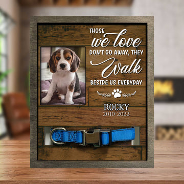 litzzy Custom Picture Frame Dead Of Beagle, Condolence Gift, Loss Of Dog Pet Picture Frame Style 1 8.7 x 10.6 