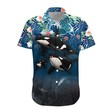 litzzy Summer Whale Hawaiian Shirt, Hawaiian shirt for men, women - Aloha shirt Hawaiian Hawaii Shirt For Summer Hawaii Shirt   