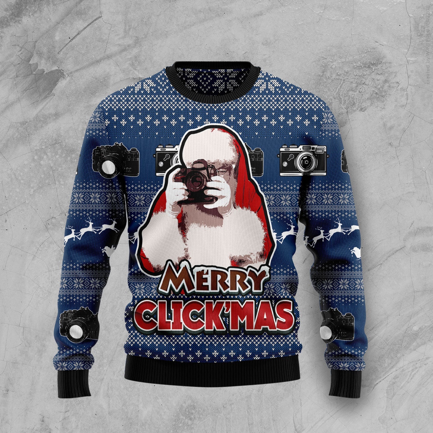 litzzy Merry Clickmas HT100911 Ugly Christmas Sweater -  Best Gift For Christmas, Noel Malalan - Christmas Signature sweater   
