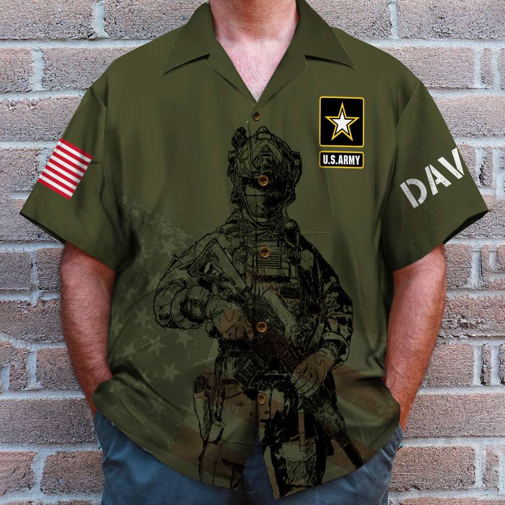 litzzy Custom Military Unit - Personalized Army Veteran Hawaiian Shirt - It Was Once My Lif Hawaiian Shirt For Men, Woman, Litzzy Aloha Shirt Hawaii Shirt   