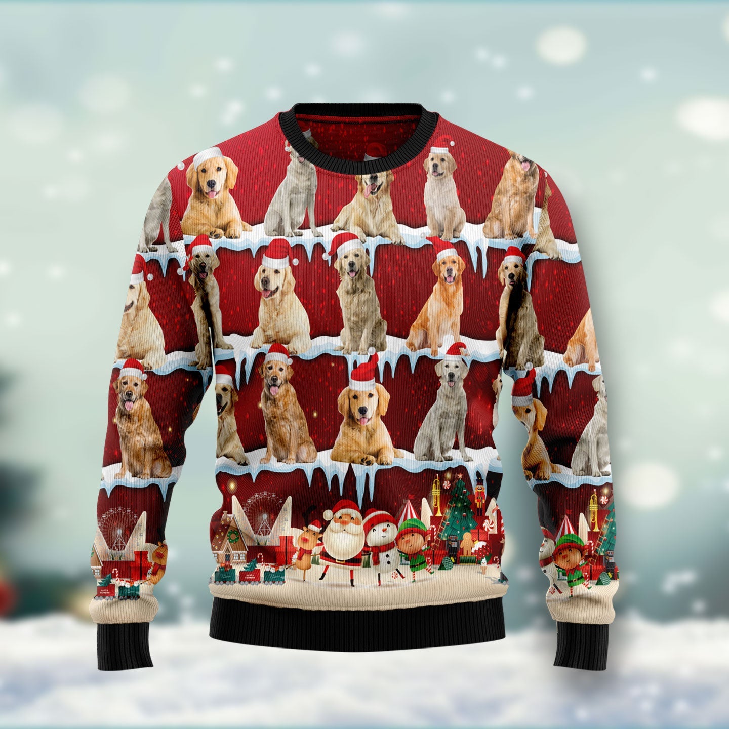 litzzy Siberian Husky HT031104 Ugly Christmas Sweater -  Best Gift For Christmas, Noel Malalan - Christmas Signature sweater   