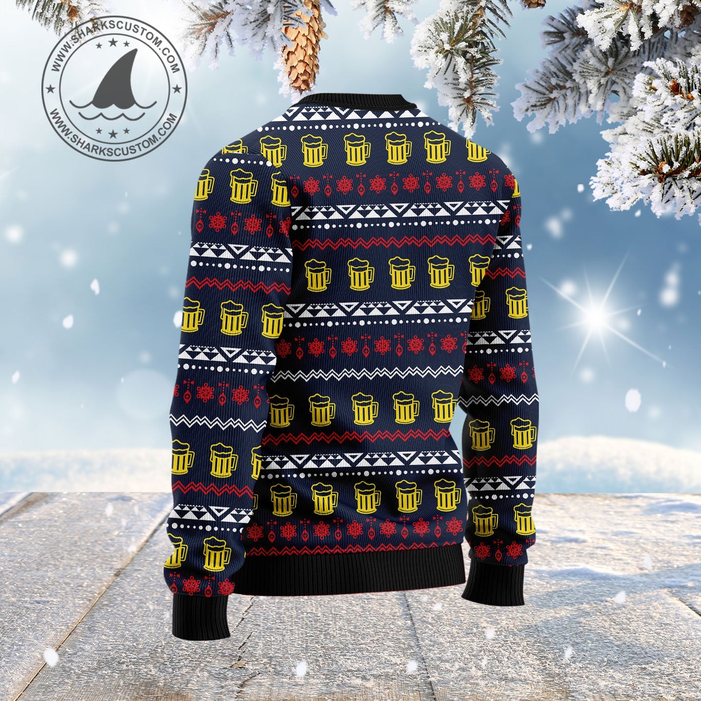 litzzy Santa Beerd HZ101520 Ugly Christmas Sweater -  Best Gift For Christmas, Noel Malalan - Christmas Signature sweater   