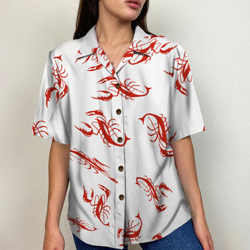 litzzy Crawfish Hawaiian Shirt - Summer Gift Hawaiian Shirt For Men, Woman, Litzzy Aloha Shirt Hawaiian Shirt   