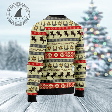 litzzy Rodeo Girl HZ102007 Ugly Christmas Sweater -  Best Gift For Christmas, Noel Malalan - Christmas Signature sweater   