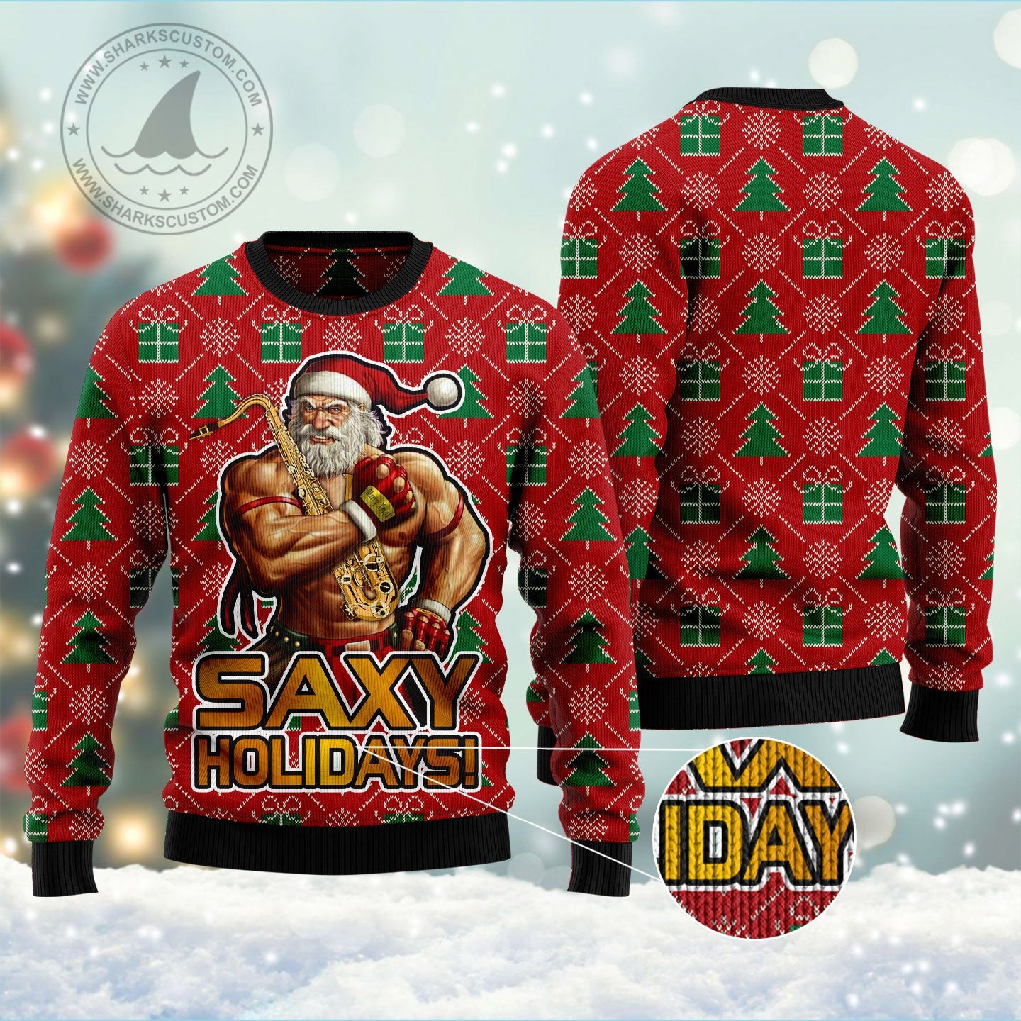 litzzy Saxy Holidays HT101304 Ugly Christmas Sweater -  Best Gift For Christmas, Noel Malalan - Christmas Signature sweater   