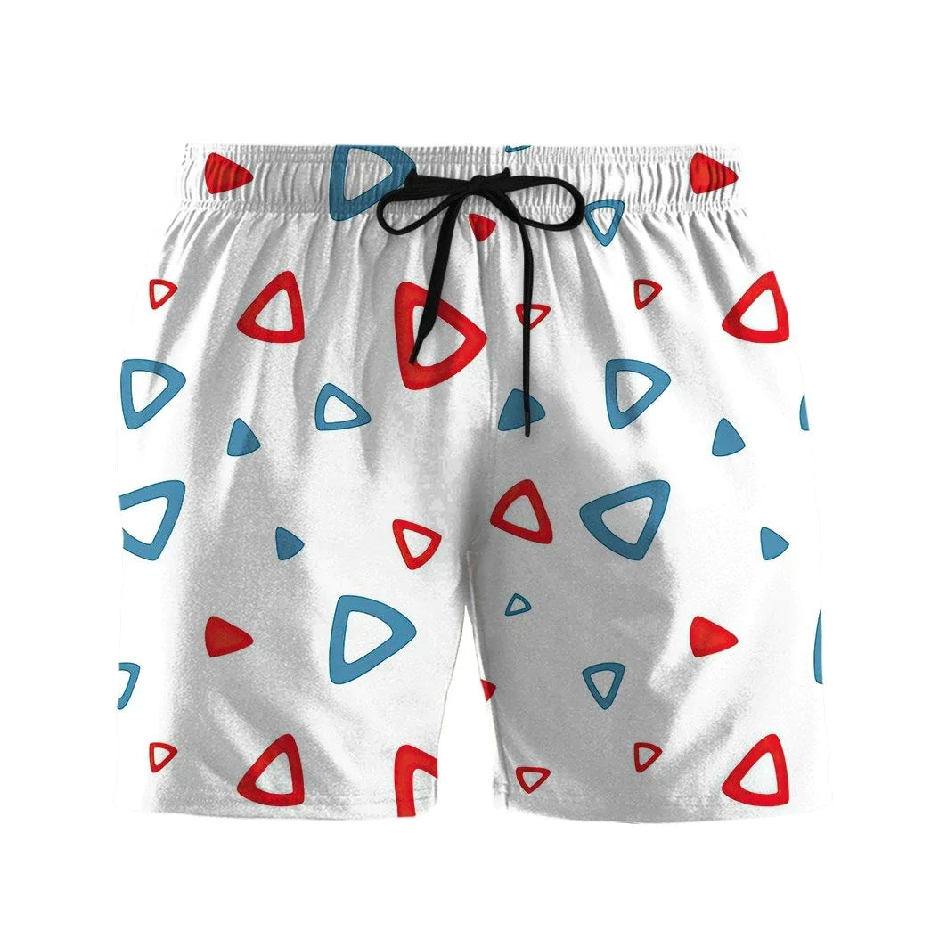 litzzy Togepi Egg, Hawaiian Shirt and Men Beach Shorts, Summer Gifts for Fans Hawaiian Shirt For Men, Woman, Litzzy Aloha Shirt Hawaii Shirt Men Beach Shorts S 