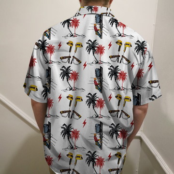 litzzy Lineman Power Poles - Hawaiian Shirt, Aloha Shirt Hawaiian Shirt For Men, Woman, Litzzy Aloha Shirt Hawaiian Shirt   