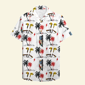 litzzy Lineman Power Poles - Hawaiian Shirt, Aloha Shirt Hawaiian Shirt For Men, Woman, Litzzy Aloha Shirt Hawaiian Shirt   