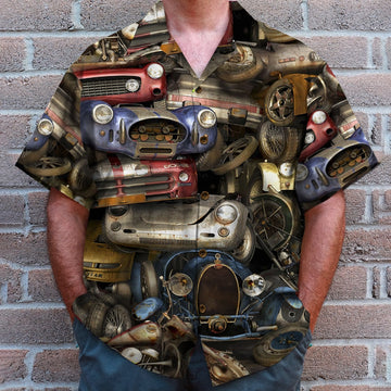 litzzy Classic Car Hawaiian Shirt, Aloha Shirt - Gift For Car Lovers Hawaiian Shirt For Men, Woman, Litzzy Aloha Shirt Hawaii Shirt   