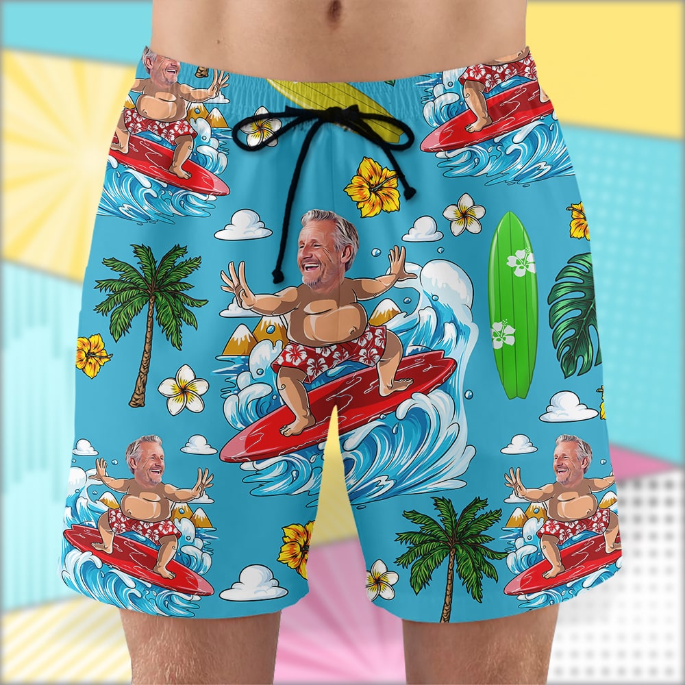litzzy Custom Surfing Hawaiian Shirt and Men Beach Shorts - Beach Pattern Hawaiian Shirt For Men, Woman, Litzzy Aloha Shirt Hawaiian Shirt   