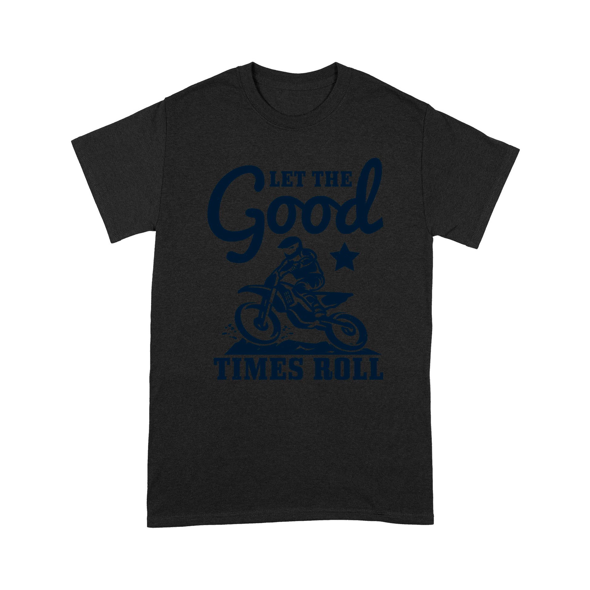 litzzy Let the good times roll - Motorcycle T-Shirt | Made in US T-Shirt S Black 