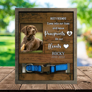 litzzy Dog Memorial Picture Frame Loss Of German Shorthaired Pointer Dog Pet Picture Frame Style 2 8.7 x 10.6 