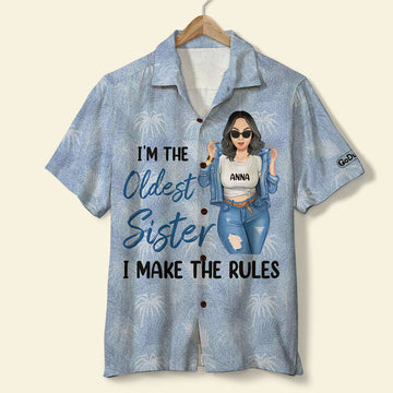 litzzy Personalized Sister Hawaiian Shirts Older, Middle And Youngest Sister Hawaiian Shirt For Men, Woman, Litzzy Aloha Shirt Hawaiian Shirt   