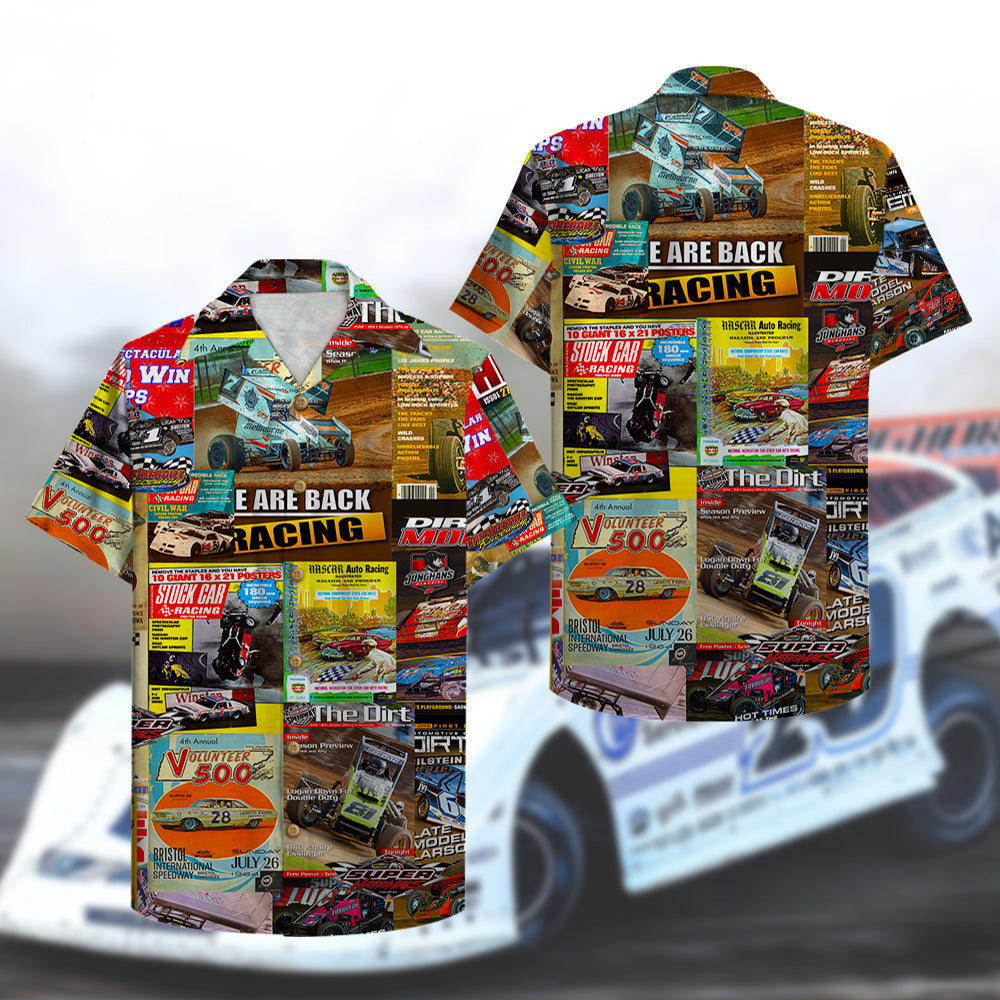 litzzy Dirt Track Racing Magazine Hawaiian Shirt, Aloha Shirt Hawaiian Shirt For Men, Woman, Litzzy Aloha Shirt Hawaiian Shirt   