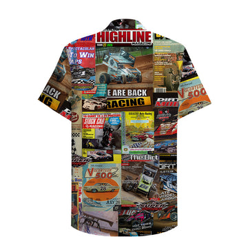 litzzy Dirt Track Racing Magazine Hawaiian Shirt, Aloha Shirt Hawaiian Shirt For Men, Woman, Litzzy Aloha Shirt Hawaiian Shirt   