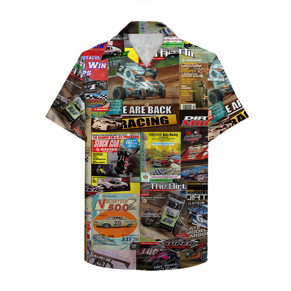 litzzy Dirt Track Racing Magazine Hawaiian Shirt, Aloha Shirt Hawaiian Shirt For Men, Woman, Litzzy Aloha Shirt Hawaiian Shirt   