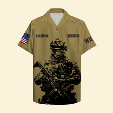 litzzy Custom Military Unit - Personalized Army Veteran Hawaiian Shirt - Didn't Go To Harvard I Went To Fort Hood Hawaiian Shirt For Men, Woman, Litzzy Aloha Shirt Hawaiian Shirt   