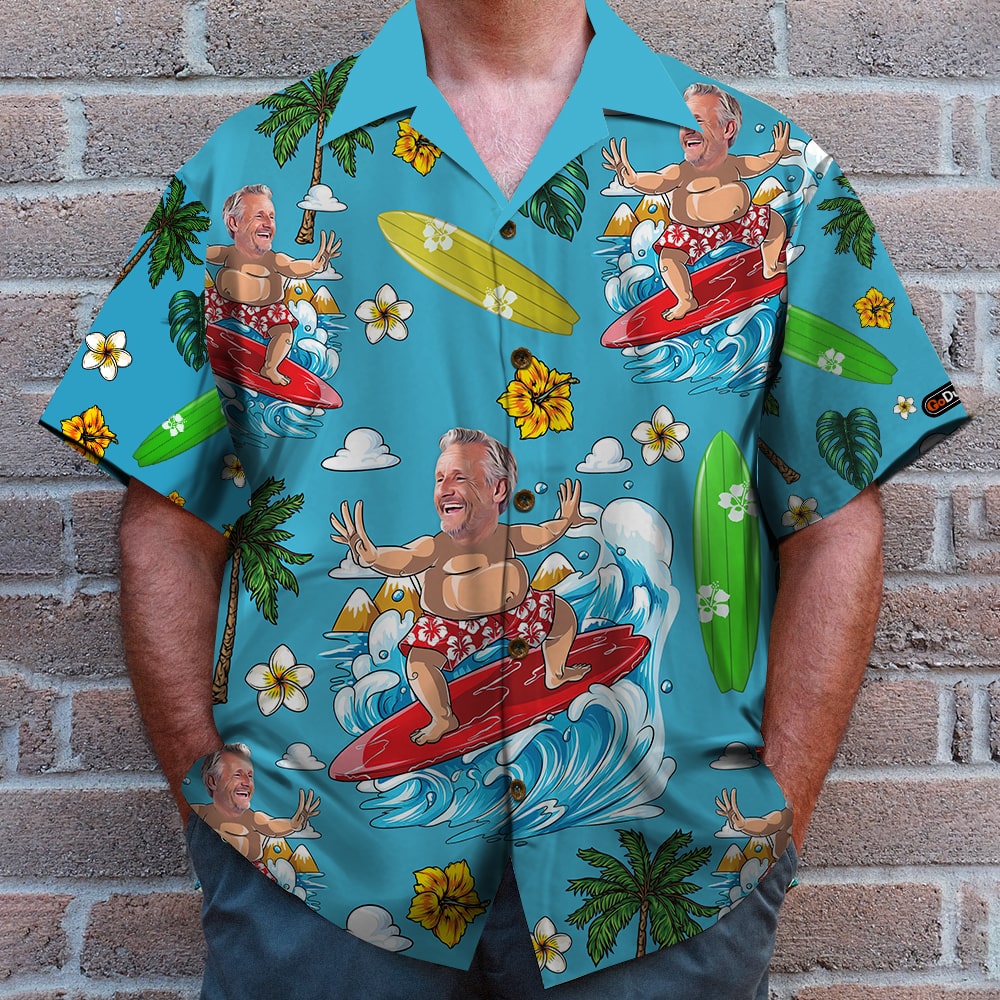 litzzy Custom Surfing Hawaiian Shirt and Men Beach Shorts - Beach Pattern Hawaiian Shirt For Men, Woman, Litzzy Aloha Shirt Hawaiian Shirt   