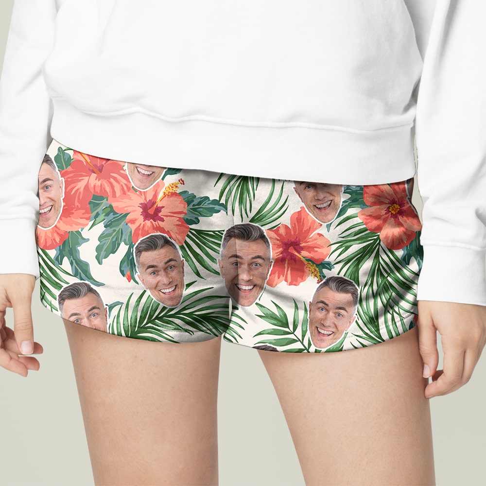 litzzy Custom Hawaiian Shirt and Beach Shorts, Gift For Him, Laughing Man Hawaiian Shirt For Men, Woman, Litzzy Aloha Shirt Hawaiian Shirt   