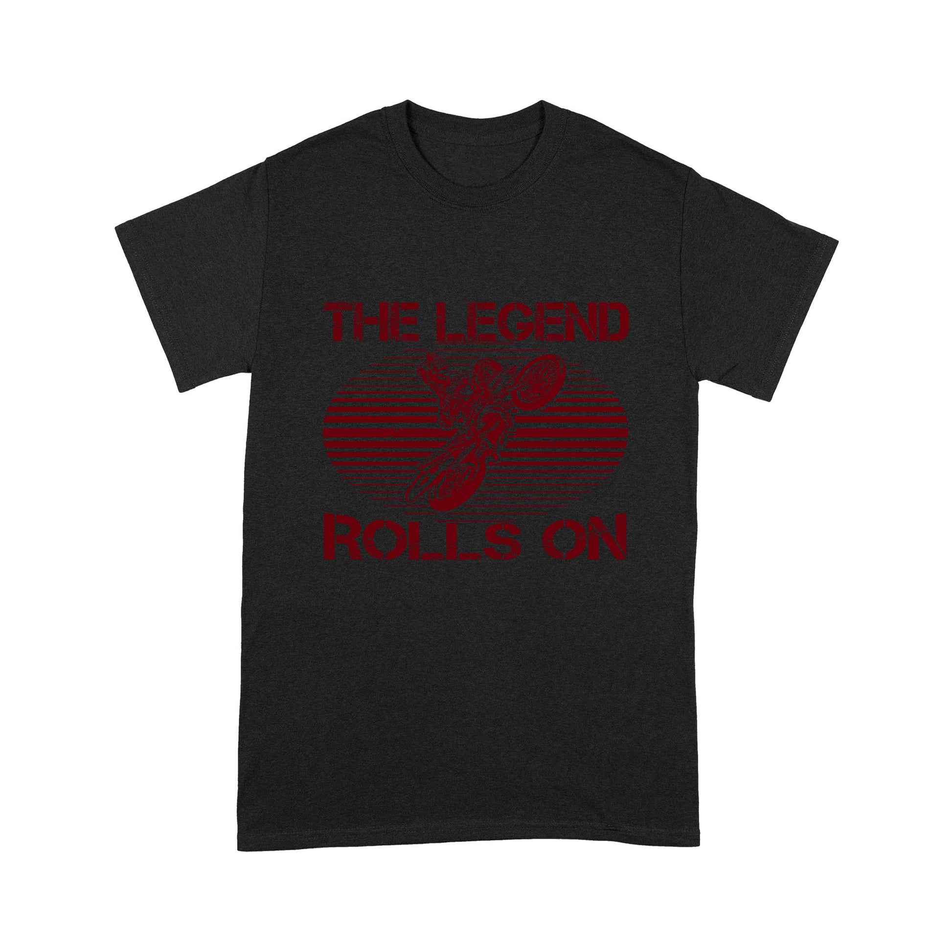 litzzy The Legend Rolls On - Motorcycle T-Shirt | Made in US T-Shirt S Black 