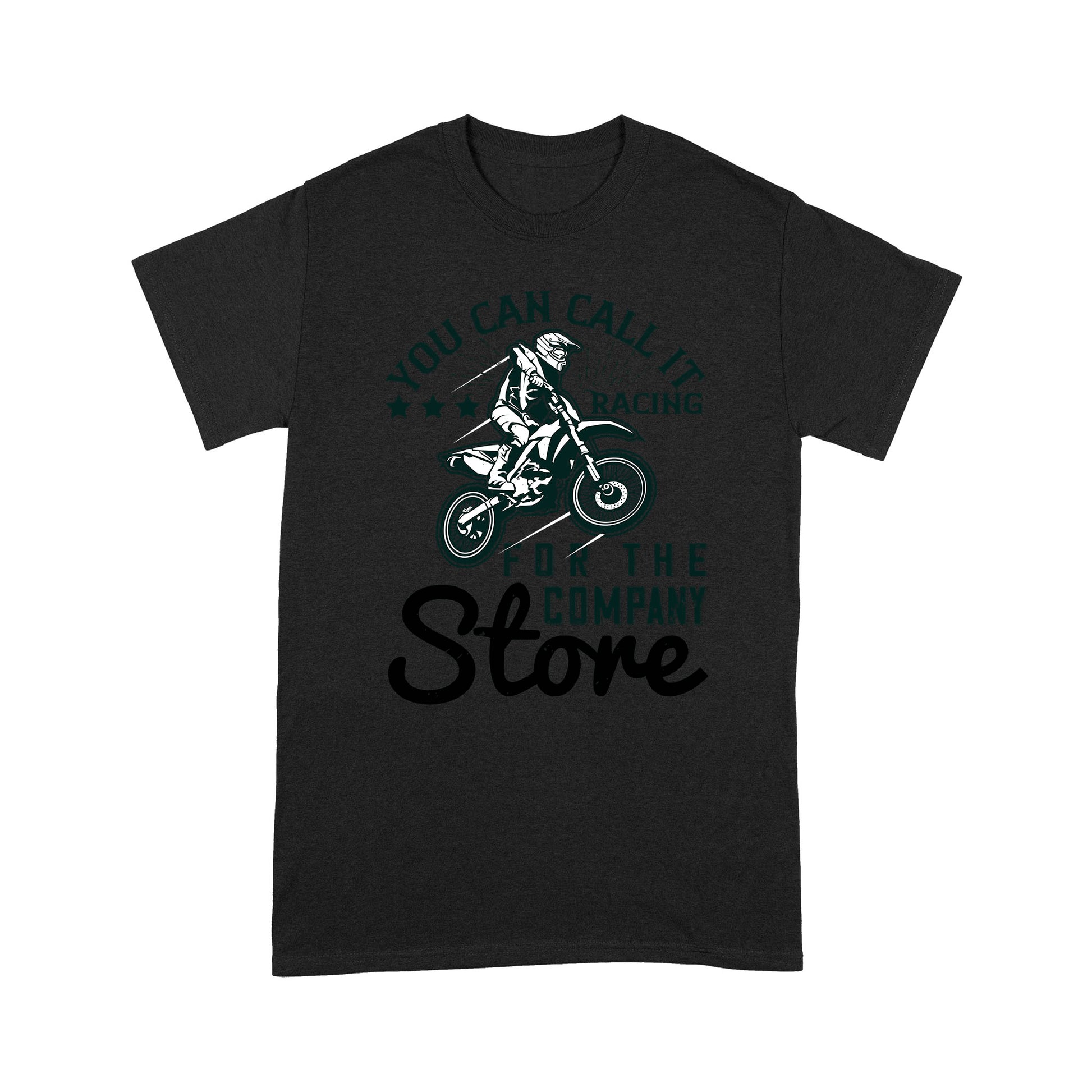 litzzy You can call it Racing for the Company Store- Motorcycle T-Shirt | Made in US T-Shirt S Black 