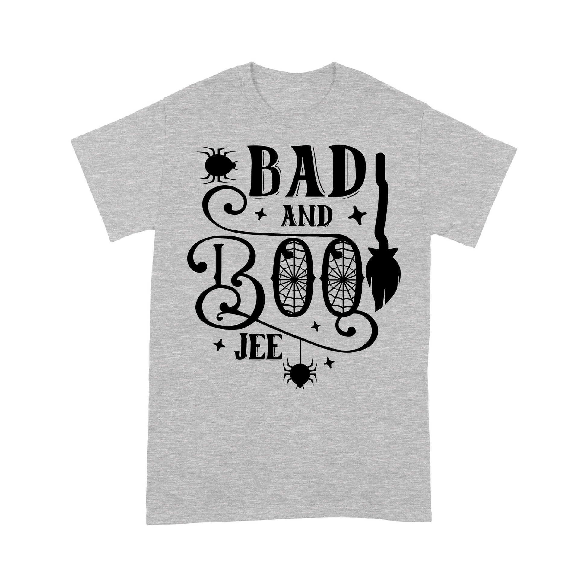 litzzy Bad and BOO Jee |Halloween T-shirt  S Heather Grey 