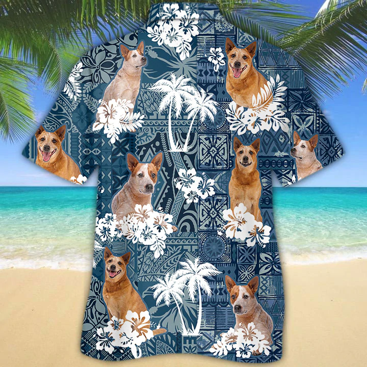 litzzy Red Heeler Hawaiian Shirt - Aloha shirt Hawaiian Hawaii Shirt For Summer Hawaii Shirt   
